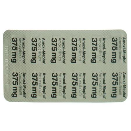 Amoxi-Mepha Lactab 375 mg 16 pcs - PrimeCare Global
