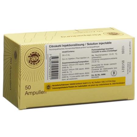 Citrokehl Inj L&ouml;s 10 Amp 2 ml - PrimeCare Global