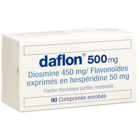 Daflon film-coated tablets 500 mg 30 pcs - PrimeCare Global
