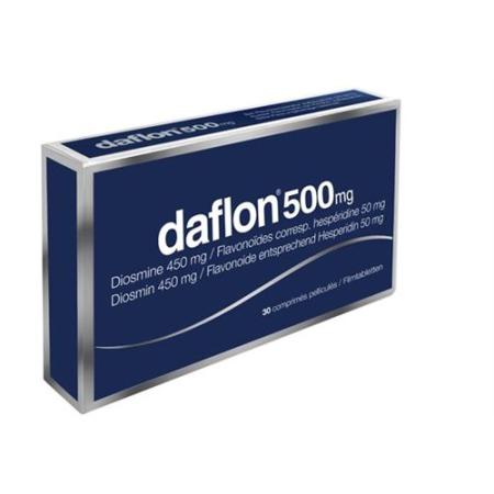 Daflon film-coated tablets 500 mg 30 pcs - PrimeCare Global