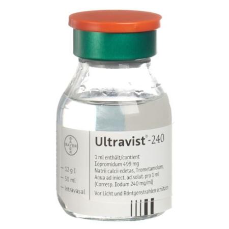 Ultravist Inj L&ouml;s 240 mg Fl 50 ml - PrimeCare Global