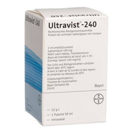 Ultravist Inj L&ouml;s 240 mg Fl 50 ml - PrimeCare Global