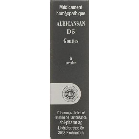 Albicansan drops D 5 bottles 10 ml - PrimeCare Global