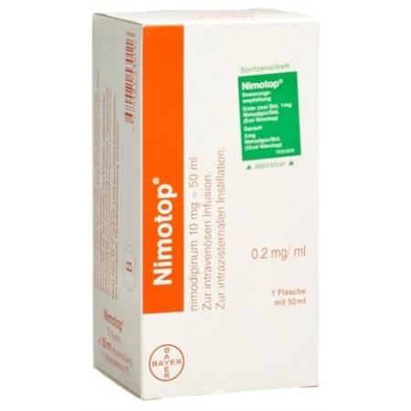 Nimotop Inf L&ouml;s 10 mg/50ml 5 Amp 50 ml - PrimeCare Global
