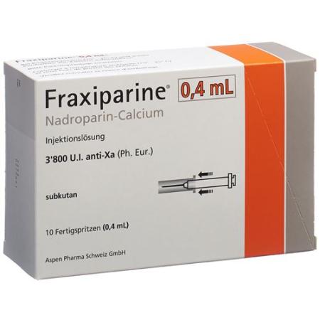 Fraxiparine 0.4 ml Inj L&ouml;s 10 Fertspr 0.4 ml - PrimeCare Global