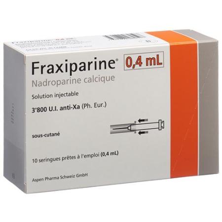 Fraxiparine 0.4 ml Inj L&ouml;s 10 Fertspr 0.4 ml - PrimeCare Global