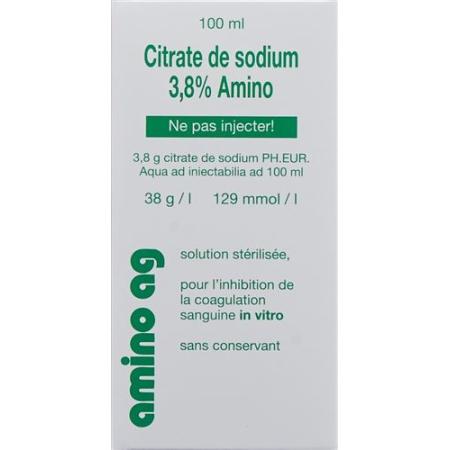 NA CITRIC AMINO STECHAMP 3.8% - PrimeCare Global