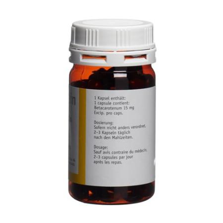 Burgerstein beta-carotene capsules 15 mg 100 pcs - PrimeCare Global