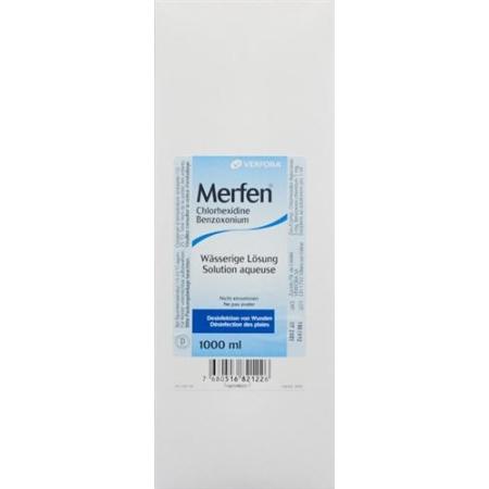 Merfen aqueous solution colorless 1000 ml - PrimeCare Global