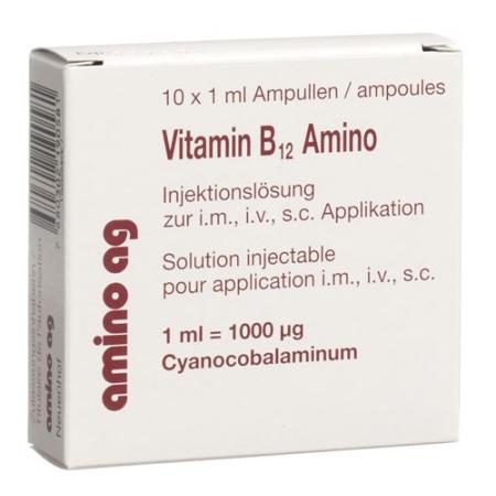 Vitamin B12 Amino Inj Loes 1000 mcg 10 amp 1 ml - PrimeCare Global