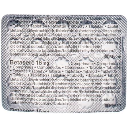 Betaserc Tabl 16 mg 50 pcs - PrimeCare Global
