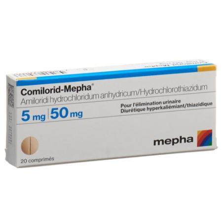 Comilorid-Mepha Tabl 5/50 20 pcs - PrimeCare Global