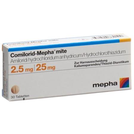 Comilorid-Mepha mite Tabl 2.5/25 100 pcs - PrimeCare Global