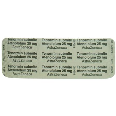 Tenormin submite Tabl 25 mg 100 pcs - PrimeCare Global