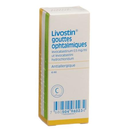 Livostin eye drops 0.5mg/ml Fl 4ml - PrimeCare Global