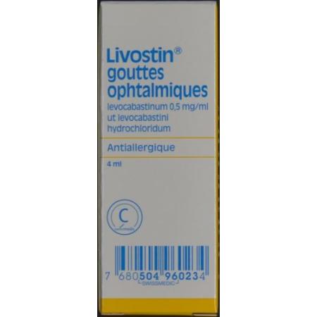 Livostin eye drops 0.5mg/ml Fl 4ml - PrimeCare Global