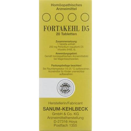 Fortakehl Tabl D 5 trituratio 20 pcs - PrimeCare Global