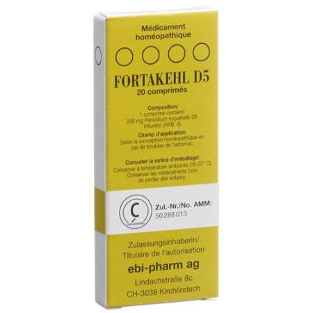Fortakehl Tabl D 5 trituratio 20 pcs - PrimeCare Global