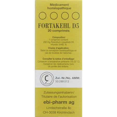 Fortakehl Tabl D 5 trituratio 20 pcs - PrimeCare Global