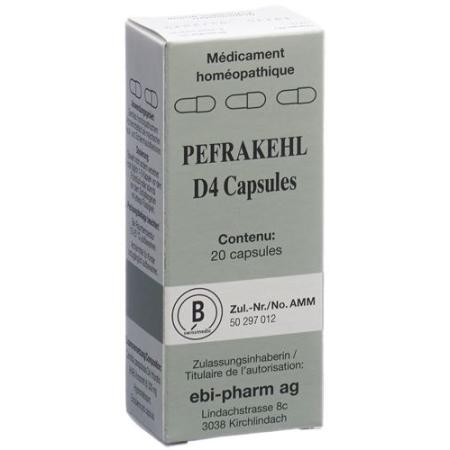 Pefrakehl Kaps D 4 20 pcs - PrimeCare Global