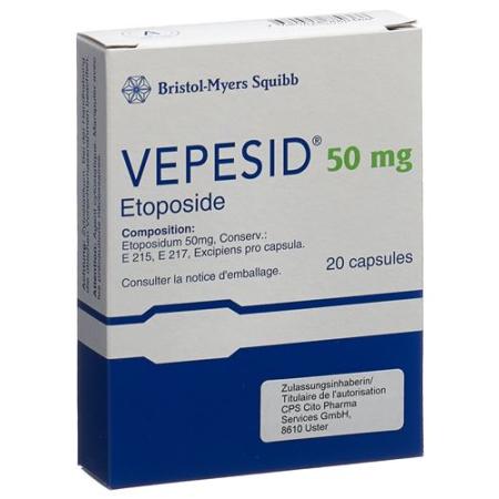 Vepesid Capsules 50 mg 20 pcs - PrimeCare Global