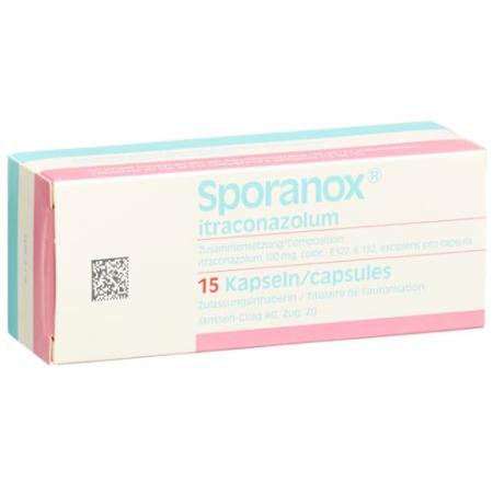 Sporanox caps 100 mg 15 pcs - PrimeCare Global