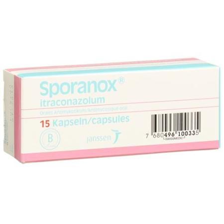 Sporanox caps 100 mg 15 pcs - PrimeCare Global
