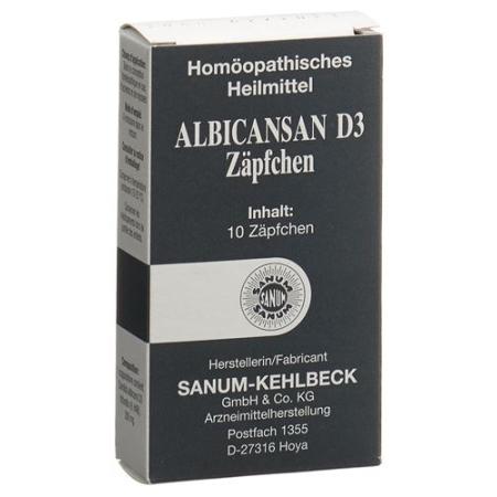 Albicansan Supp D 3 10 pcs - PrimeCare Global