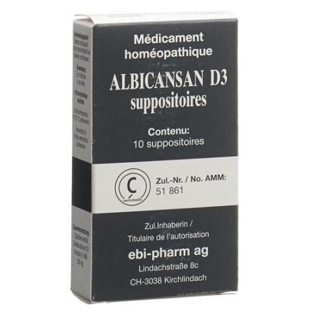 Albicansan Supp D 3 10 pcs - PrimeCare Global