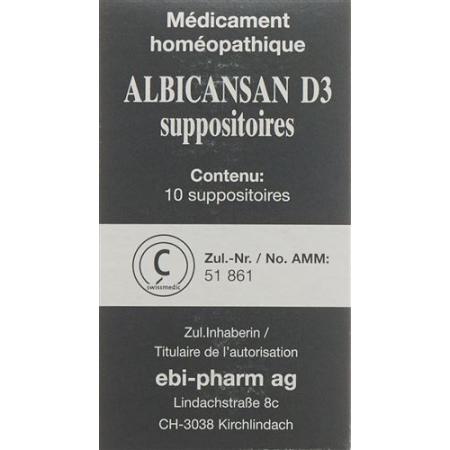 Albicansan Supp D 3 10 pcs - PrimeCare Global