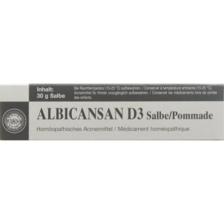Albicansan Ointment D 3 Tb 30 g - PrimeCare Global