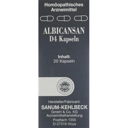 Albicansan Kaps D 4 20 pcs - PrimeCare Global