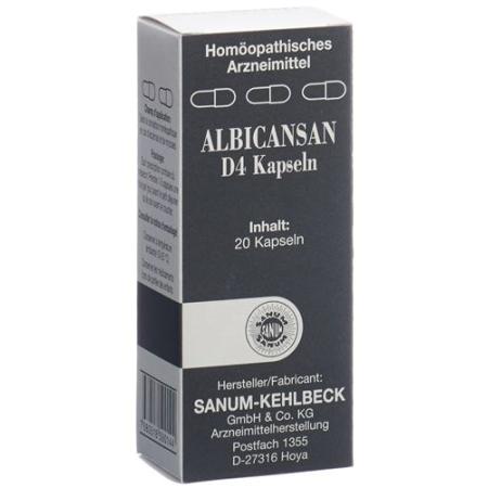 Albicansan Kaps D 4 20 pcs - PrimeCare Global