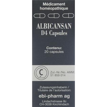 Albicansan Kaps D 4 20 pcs - PrimeCare Global