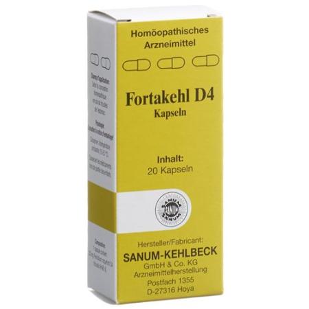 Fortakehl Kaps D 4 trituratio 20 pcs - PrimeCare Global