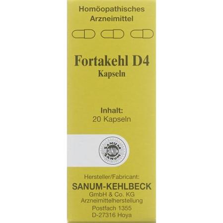 Fortakehl Kaps D 4 trituratio 20 pcs - PrimeCare Global
