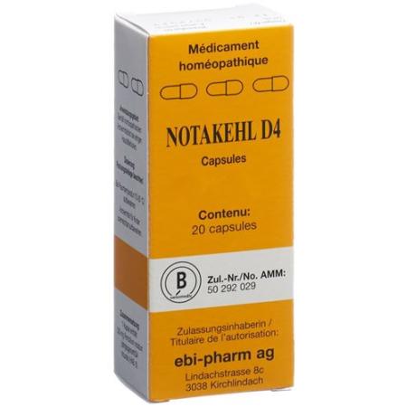 Notakehl Kaps D 4 20 pcs - PrimeCare Global