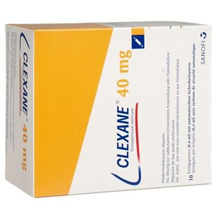 CLEXANE INJ L�S 40 MG/0.4ML 10 FERTSPR 0 - PrimeCare Global