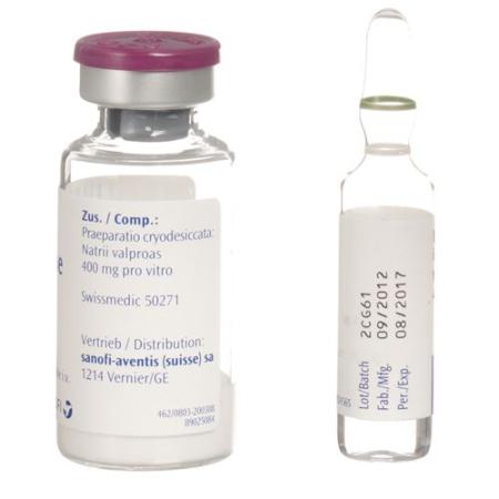 Depakine dry sub 400 mg with solvent 4 ml perf - PrimeCare Global