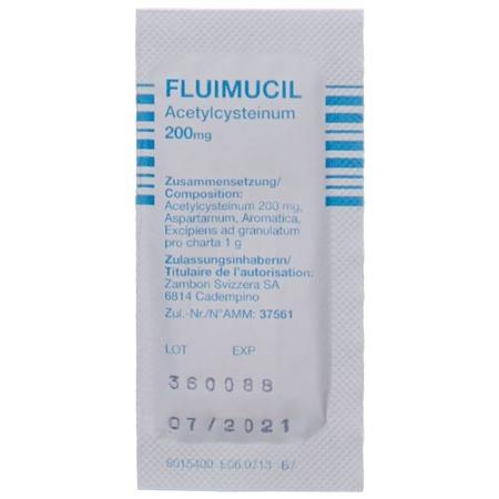 Fluimucil Gran 200 mg adult bag 90 pcs - PrimeCare Global