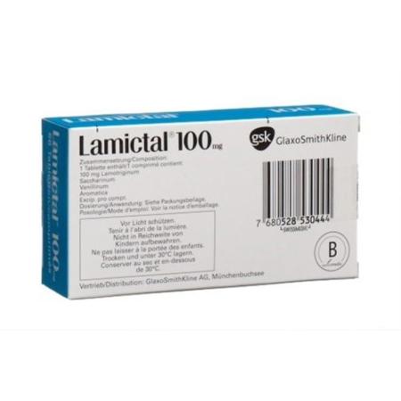 Lamictal Disp Tabl 100 mg 56 pcs - PrimeCare Global