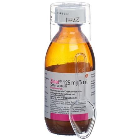 Zinat Plv 125mg/5ml for oral suspension - PrimeCare Global