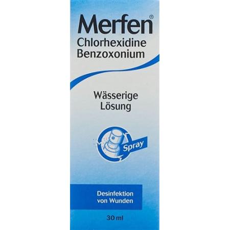 Merfen aqueous solution colorless spray 30 ml - PrimeCare Global