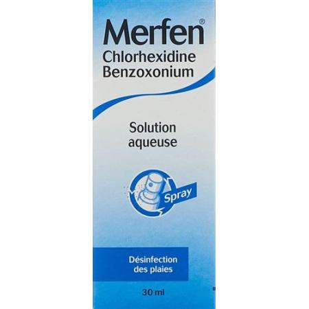 Merfen aqueous solution colorless spray 30 ml - PrimeCare Global