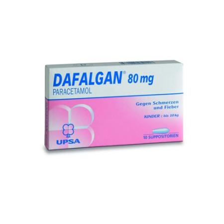 Dafalgan Supp 80 mg 10 pcs - PrimeCare Global