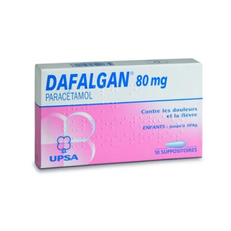 Dafalgan Supp 80 mg 10 pcs - PrimeCare Global