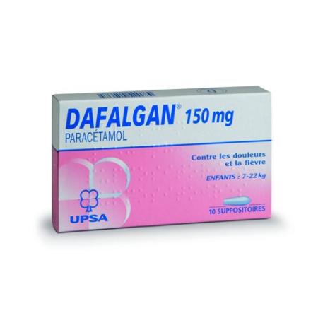 Dafalgan Supp 150 mg 10 pcs - PrimeCare Global