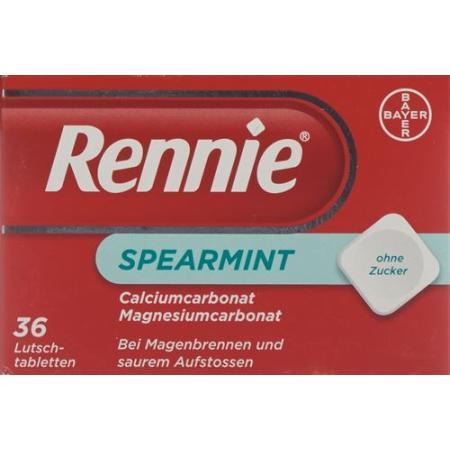 Rennie Spearmint Lozenges 36 pcs - PrimeCare Global