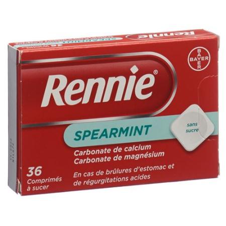 Rennie Spearmint Lozenges 36 pcs - PrimeCare Global