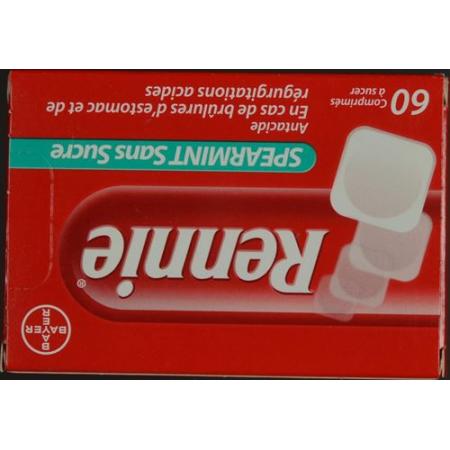 Rennie Spearmint Lozenges 60 pcs - PrimeCare Global